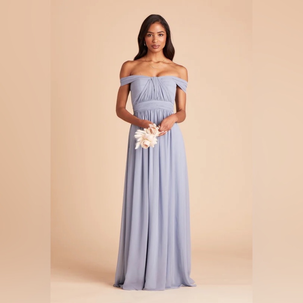 NWT Birdy Grey Grace Convertible Bridesmaid Dress in Dusty Blue, Sz XL